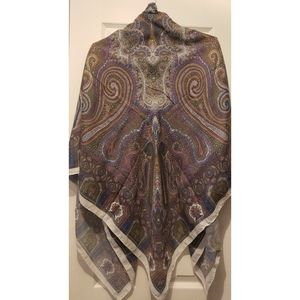 Oversized square scarf/wrap